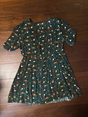 ASOS floral cutout collar dress